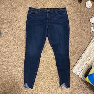 Kut From The Kloth High Rise Fab Ab Ankle Skinny Jean